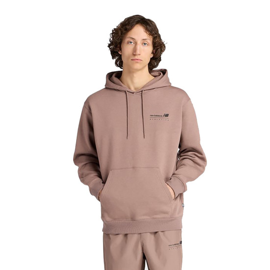New Balance Ανδρικό φούτερ Linear Graphic Fleece Hoodie